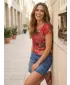 Tricou pentru femei KIXMI LAILA ROȘU