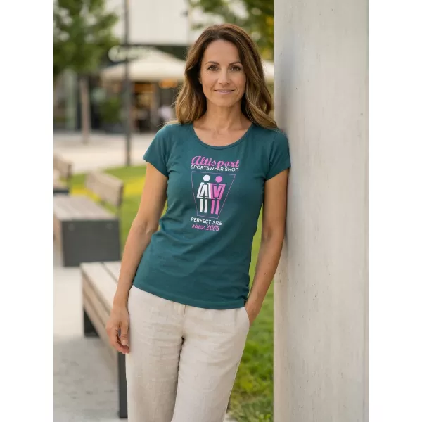  Tricou pentru femei ALTISPORT ALW049122 KEROSENUL 