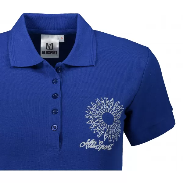  Tricou de damă cu guler ALTISPORT ALW024210 ALBASTRU REGAL 