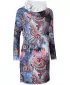 Rochie NUMOCO IRENE A282-3 ALBASTRU