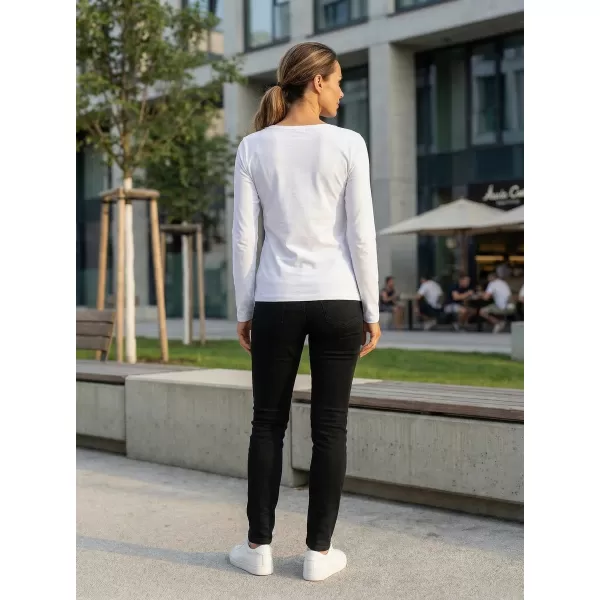 Dámské triko s dlouhým rukávem ALTISPORT CARRYOVER ALW009169 BÍLÁ 