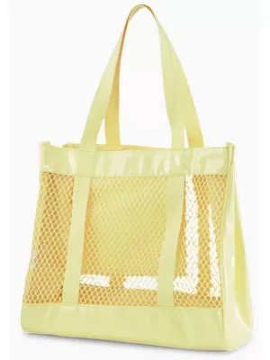 Geanta de dama PUMA CORE NET SHOPPER PARĂ GALBENĂ