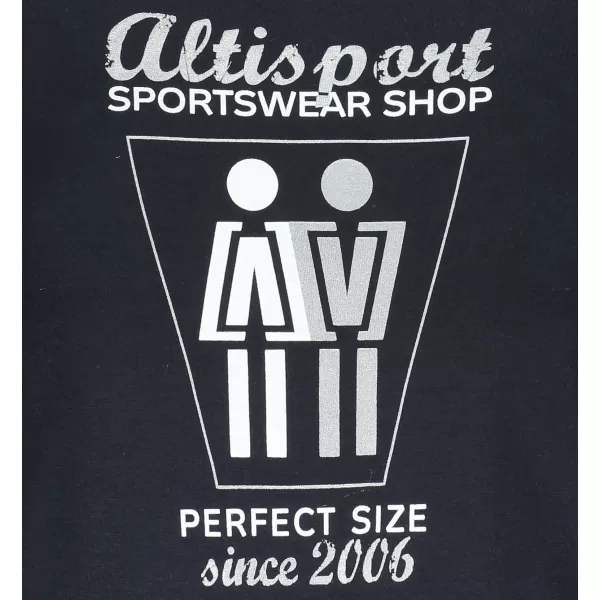  Tricou pentru femei ALTISPORT ALW049122 BLEUMARIN/ARGINTIU 