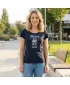 Tricou pentru femei ALTISPORT ALW049122 BLEUMARIN/ARGINTIU