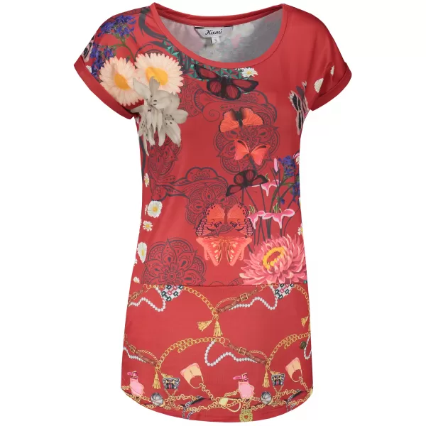  Tricou pentru femei KIXMI LAILA ROȘU 