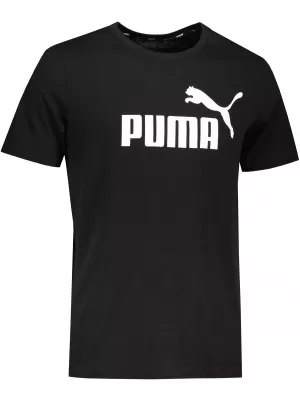 Tricou pentru bărbați PUMA ESS LOGO TEE PUMA NEGRU