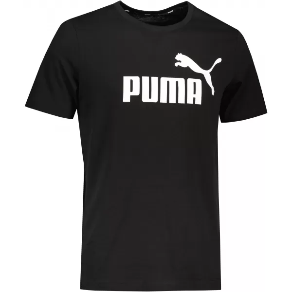  Tricou pentru bărbați PUMA ESS LOGO TEE PUMA NEGRU 