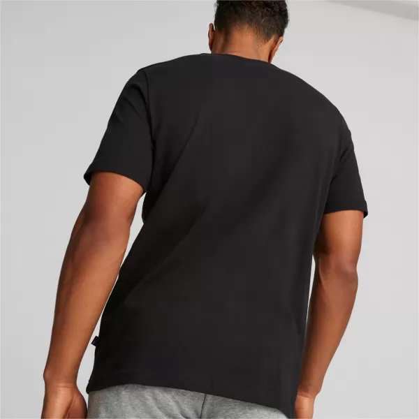  Tricou pentru bărbați PUMA ESS LOGO TEE PUMA NEGRU 