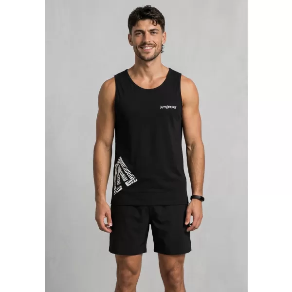  Maiou bărbătesc ALTISPORT ALM013142 NEGRU 