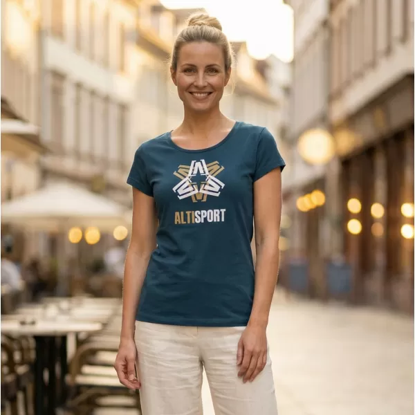  Tricou pentru femei ALTISPORT ALW046122 KEROSENUL 