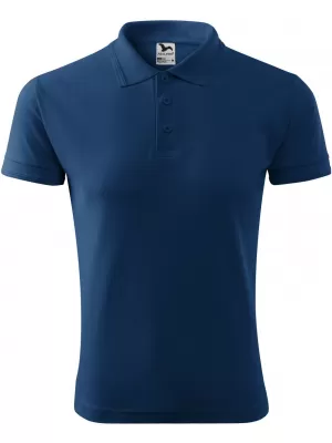 Tricou pentru bărbați cu guler MALFINI PIQUE POLO 203 ALBASTRU MIEZUL NOPȚII