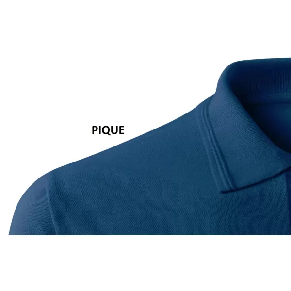  Tricou pentru bărbați cu guler ALTISPORT ALM013203 ALBASTRU MIEZUL NOPȚII 