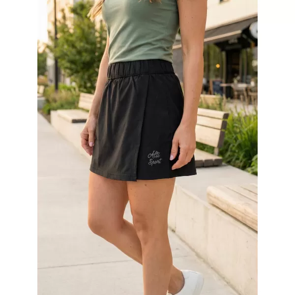  Fusta sport dama ALTISPORT OMENA LSKT348 NEGRU 