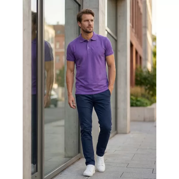  Tricou pentru bărbați KIXMI LOUIS VIOLET 
