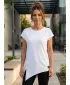 Tricou pentru femei cu mâneci scurte SAM 73 MOLLY WT 817 ALB