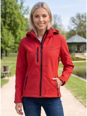 Jachetă softshell pentru femei ALTISPORT ALW056521 ROȘU