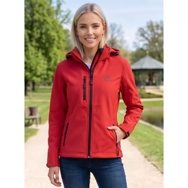  Jachetă softshell pentru femei ALTISPORT ALW056521 ROȘU 