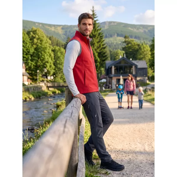  Vestă softshell pentru bărbați ALTISPORT ALM006517 ROȘU 
