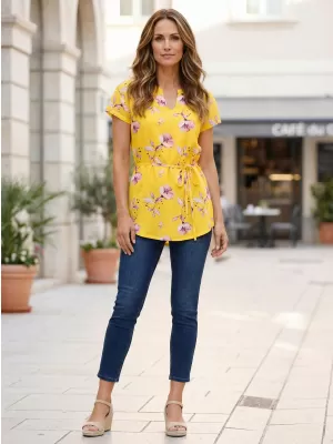 Bluza de dama KIXMI LALLY GALBEN