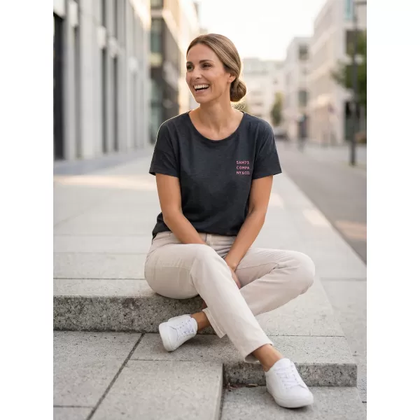  Tricou pentru femei cu mâneci scurte SAM 73 SIAN WT 820 NEGRU 