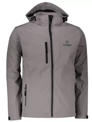 Jachetă softshell pentru bărbați ALTISPORT ALM006522 GRI OȚEL