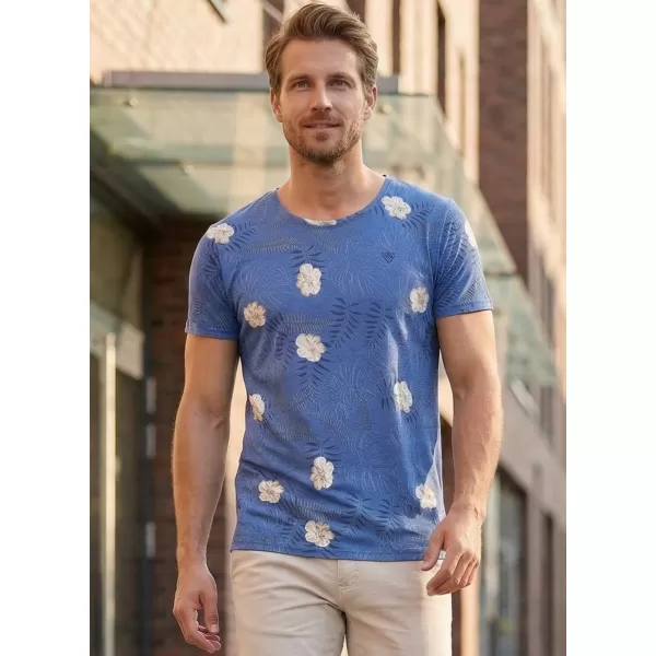  Tricou pentru bărbați KIXMI LARRY ALBASTRU 