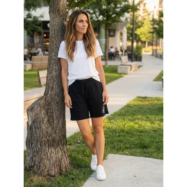  Pantaloni scurți de damă ALTISPORT ARBELA LPAT513 NEGRU 