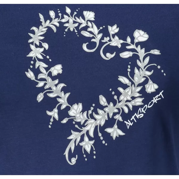  Tricou pentru femei ALTISPORT ALW058122 ALBASTRU MIEZUL NOPȚII 