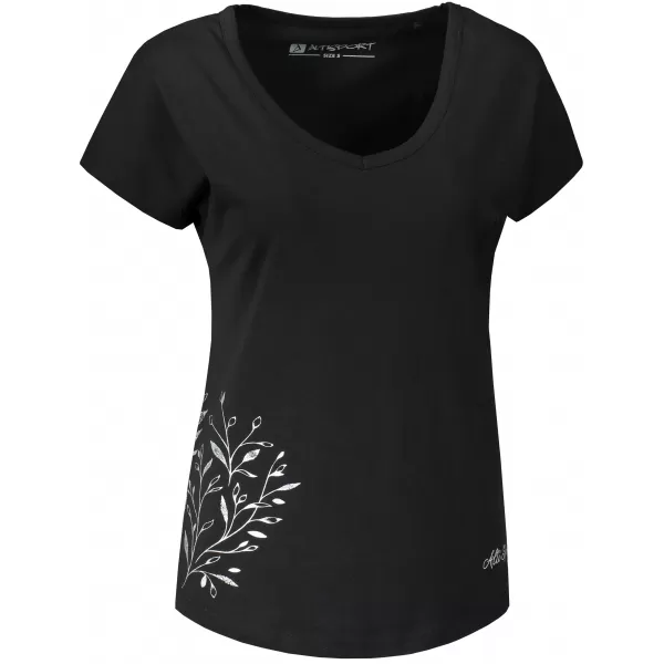  Tricou pentru femei ALTISPORT ECYLA LTST767 NEGRU 