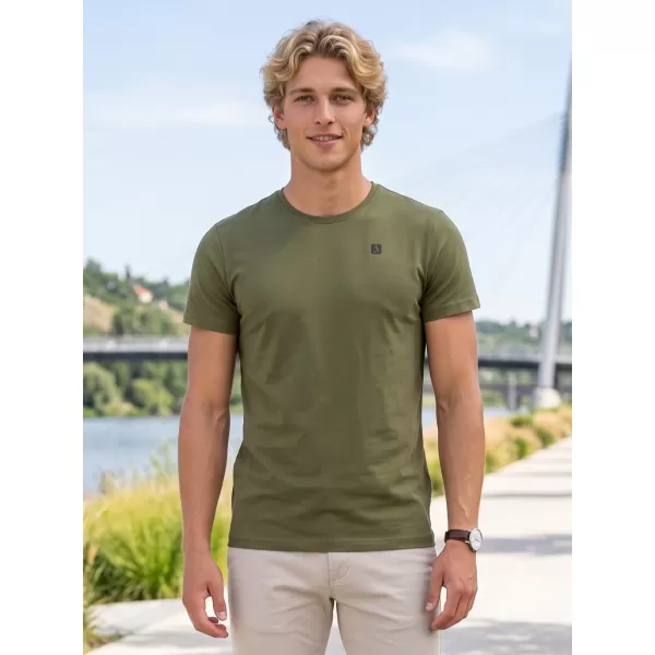  Pánské premium triko ALTISPORT CARRYOVER ALM065153 AVOCADO GREEN 