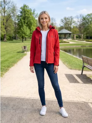 Jachetă softshell pentru femei ALTISPORT ALW056521 ROȘU