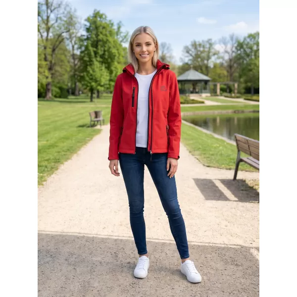  Jachetă softshell pentru femei ALTISPORT ALW056521 ROȘU 