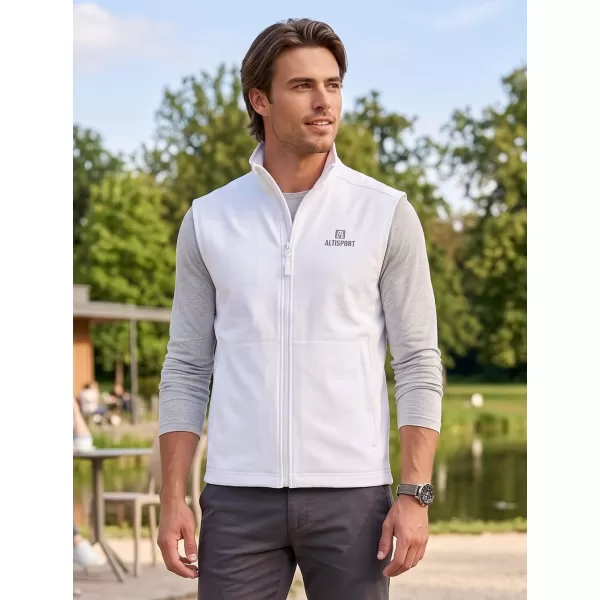  Vestă softshell pentru bărbați ALTISPORT ALM006517 ALB 