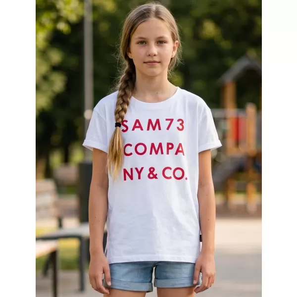  Tricou de fată cu mâneci scurte SAM 73 MELANIE GT 551 ALB 