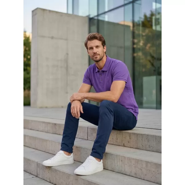  Tricou pentru bărbați KIXMI LOUIS VIOLET 
