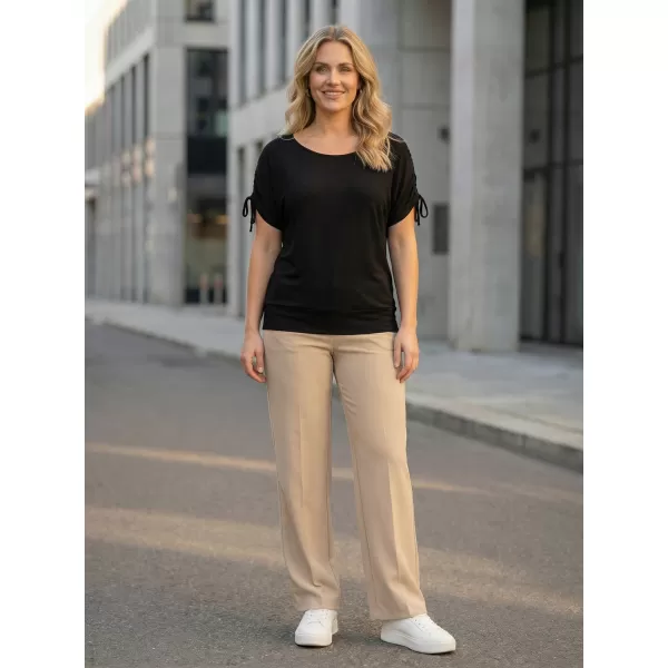  Tricou pentru femei cu mâneci scurte SAM 73 SUSAN WT 813 NEGRU 