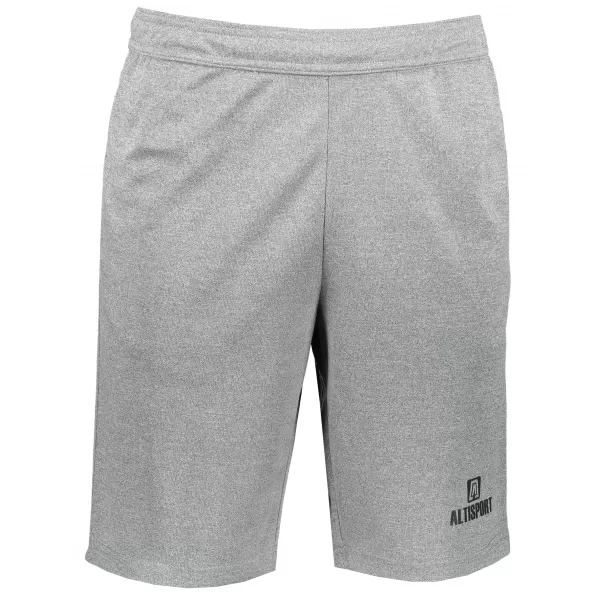  Pantaloni scurți pentru bărbați ALTISPORT ALM006612 EVIDENȚIERI GRI ÎNCHIS 