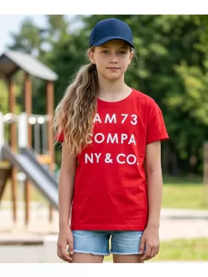 Tricou de fată cu mâneci scurte SAM 73 MELANIE GT 551 ROŞU