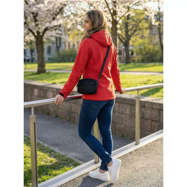  Jachetă softshell pentru femei ALTISPORT ALW056521 ROȘU 