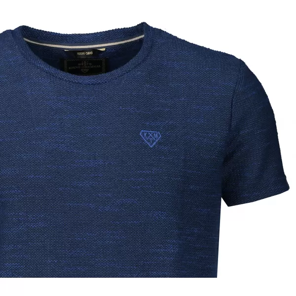  Tricou pentru bărbați KIXMI LOGAN ALBASTRU INCHIS 