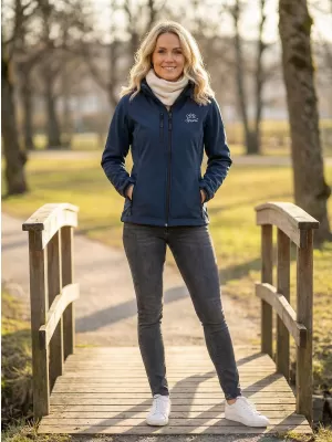 Jachetă softshell pentru femei ALTISPORT ALW056521 ALBASTRU MARIN