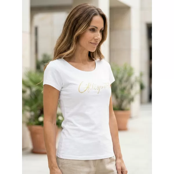  Tricou pentru femei ALTISPORT CIANNA LTST771 ALB 