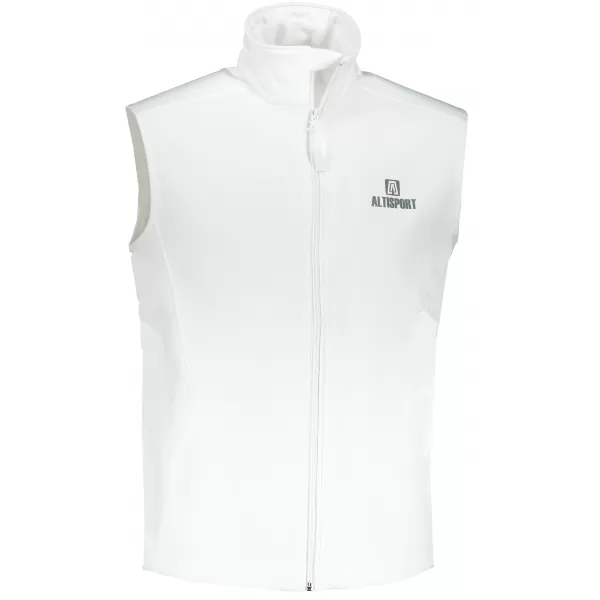  Vestă softshell pentru bărbați ALTISPORT ALM006517 ALB 