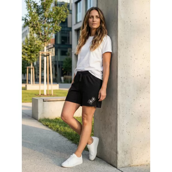  Pantaloni scurți de damă ALTISPORT ARBELA LPAT513 NEGRU 