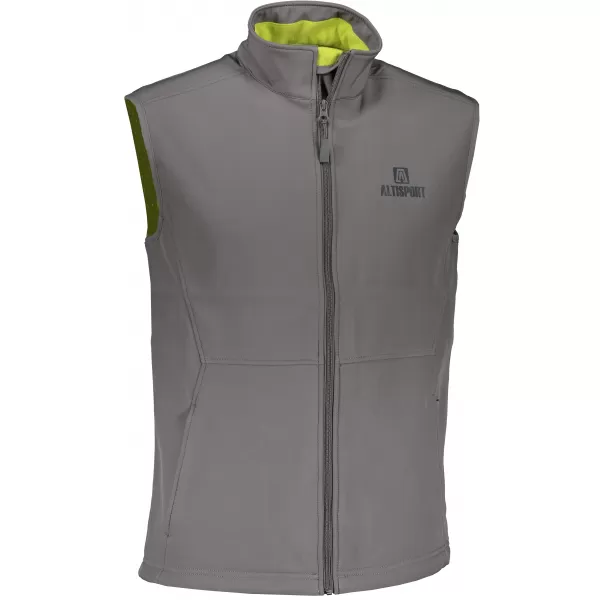  Vestă softshell pentru bărbați ALTISPORT ALM006517 GRI OȚEL 