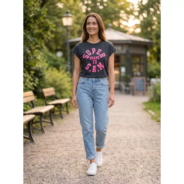  Tricou pentru femei cu mâneci scurte SAM 73 ROBYN WT 814 NEGRU 
