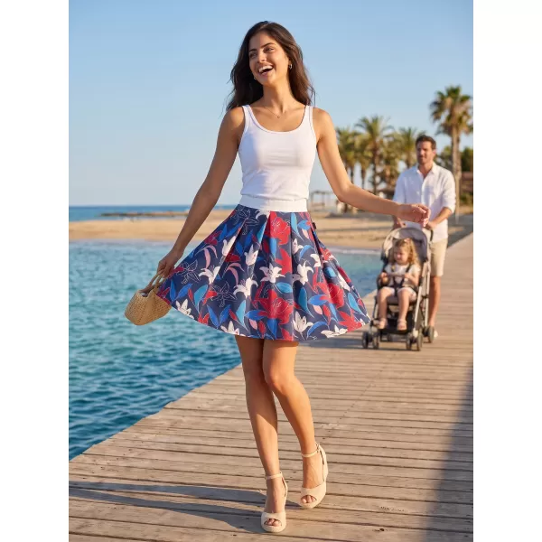  Fusta de dama ALTISPORT SEVIA LSKT328 ALBASTRU INCHIS 