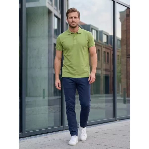  Tricou pentru bărbați KIXMI LOUIS VERDE 