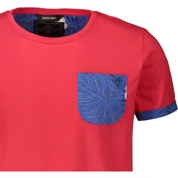  Tricou pentru bărbați KIXMI LARKIN ROȘU 