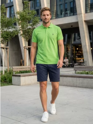 Pantaloni scurți pentru bărbați ALTISPORT DRID MPAT524 ALBASTRU INCHIS